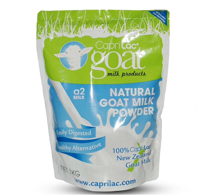 caprilac 全脂高钙山羊奶粉1kg*2袋 儿童成人孕妇老人