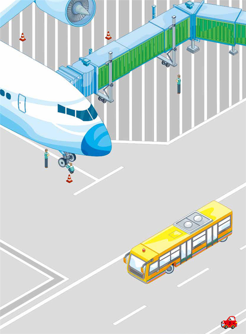 滴滴汽车帮全景自由贴纸书趣味汽车全景自由贴纸书车行轰隆隆