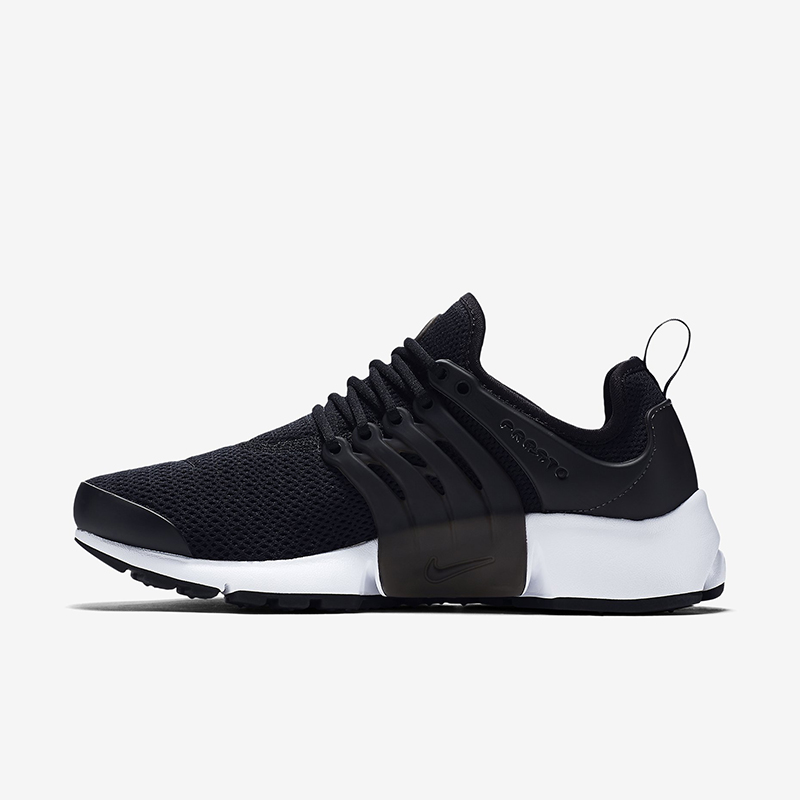 nike air presto 女子黑白袜子运动休闲跑步鞋878068 -001-100