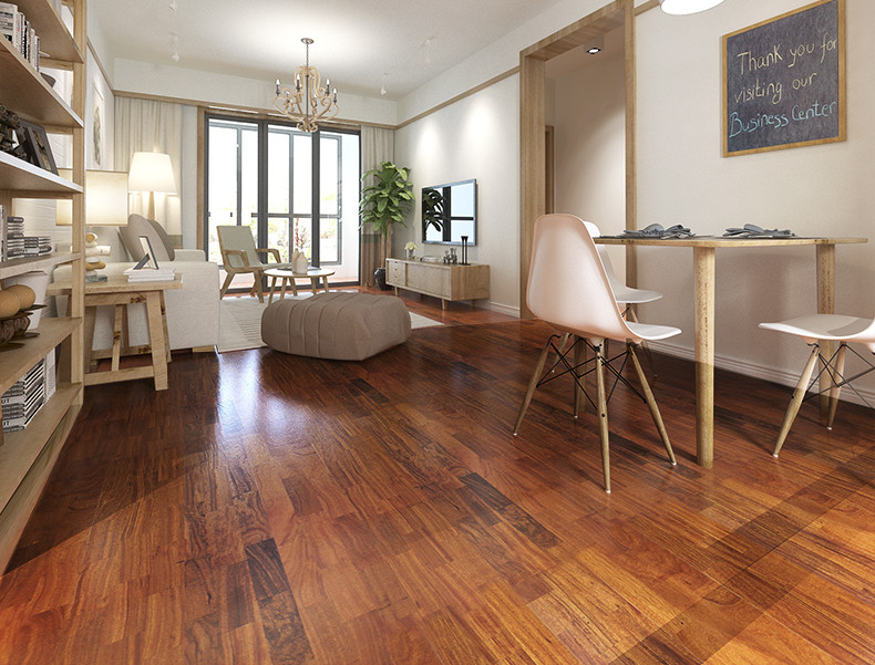 圣象地板自带龙骨三层实木复合地板ky8311宝玛赛鞋木豆线下专卖店同款