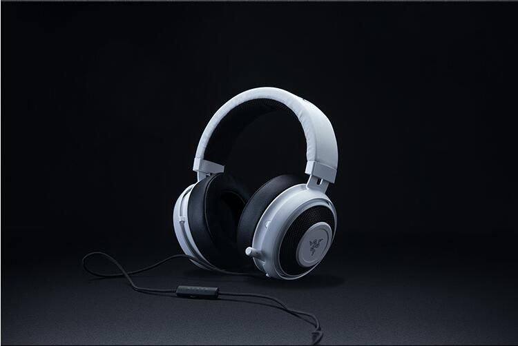 雷蛇(Razer)北海巨妖专业版V2-白色-椭圆耳罩