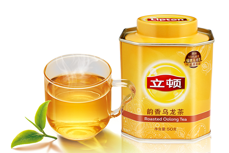 立顿lipton韵香乌龙茶50g罐装散茶茶叶