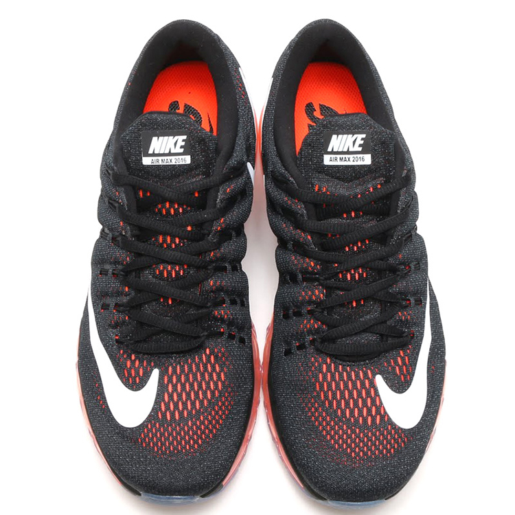 nike耐克男鞋2016新款airmax全掌气垫飞线透气减震运动休闲跑步鞋