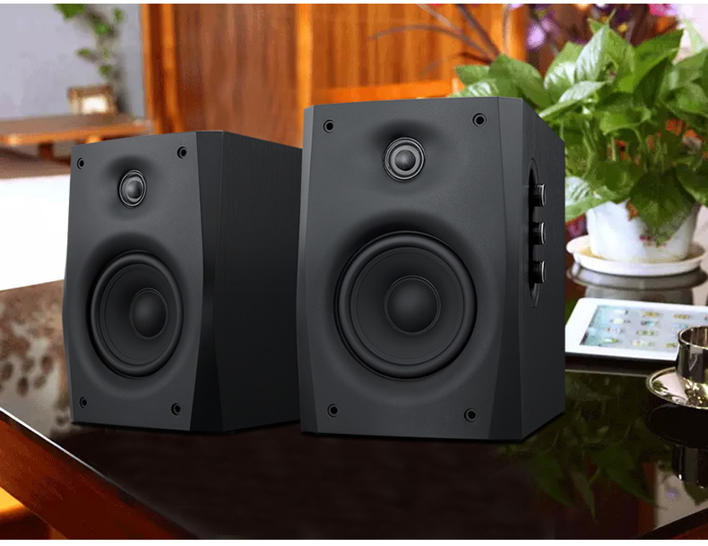 hivi/惠威 d1010-ivb台式电脑笔记本音响蓝牙2.0hifi有源木质音箱