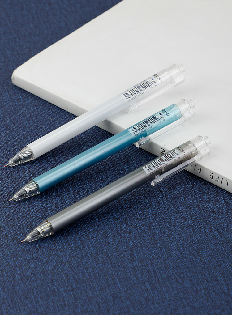 得力(deli)a49按动中性笔 12支/盒 0.