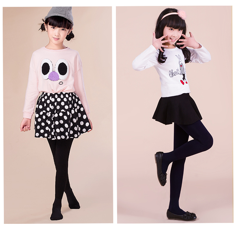 女童春秋装智友伴儿童外穿连裤袜宝宝打底裤女孩长筒舞蹈袜子