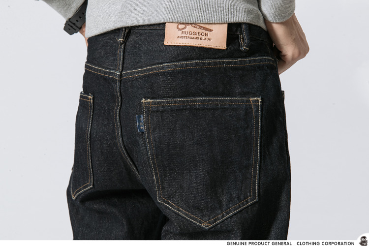 新款式庖丁原牛秋季美式复古潮男赤耳牛仔裤日系街头青少年休闲长裤