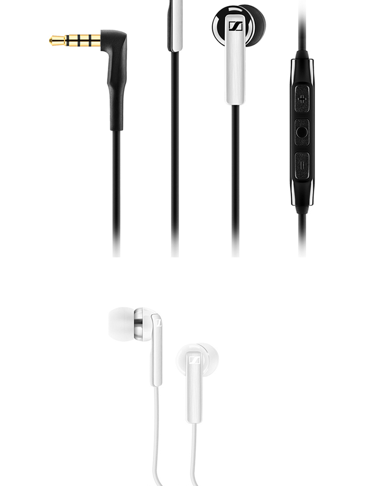 森海塞尔（Sennheiser） CX2.00i black 入耳式通话耳机 手机耳机 黑色 苹果版