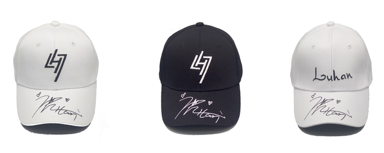 超级新品 828新款帽子女2017新款鹿晗捷克同款白色字母长带夏跑男lh7