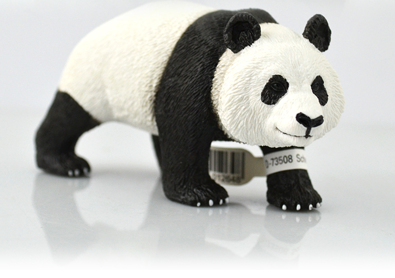 德国思乐玩具野生动物静态仿真模型摆件3岁儿童益智早教教具-大熊猫