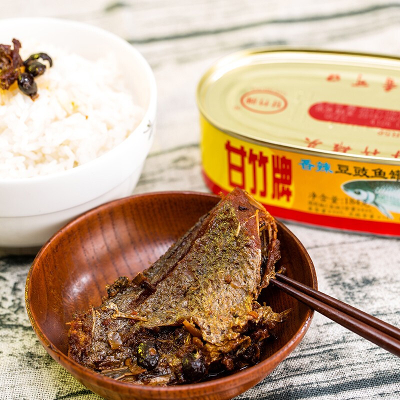 甘竹 香辣豆豉鱼罐头 184g