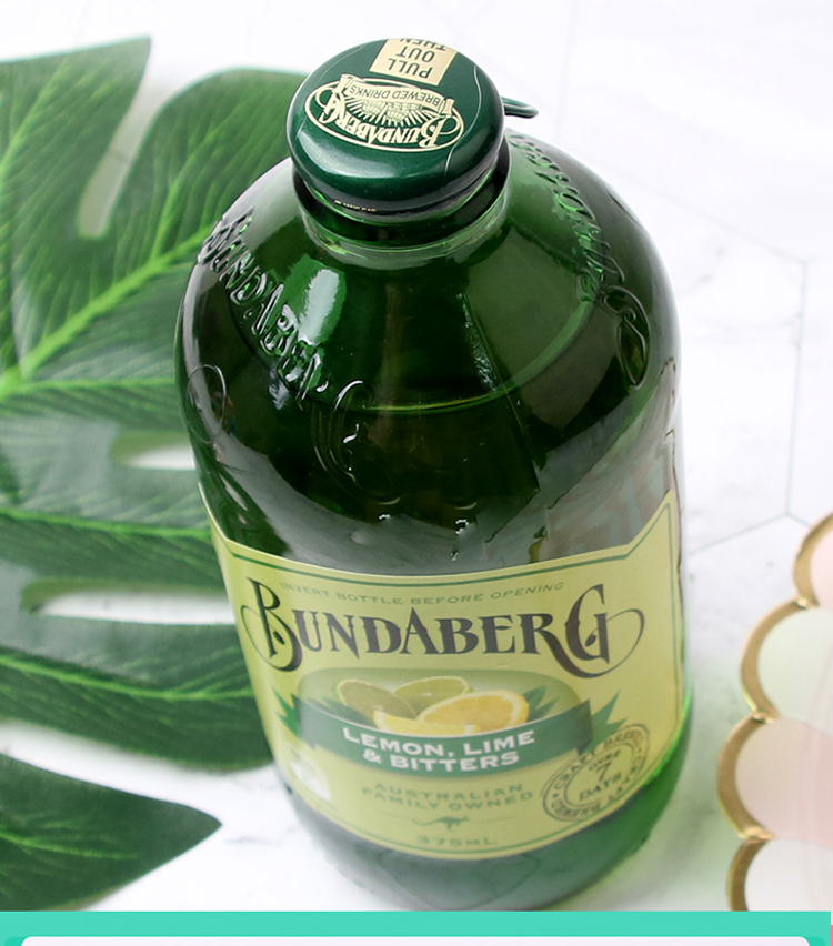 澳州原装进口宾得宝bundaberg含气青柠汁饮料375ml