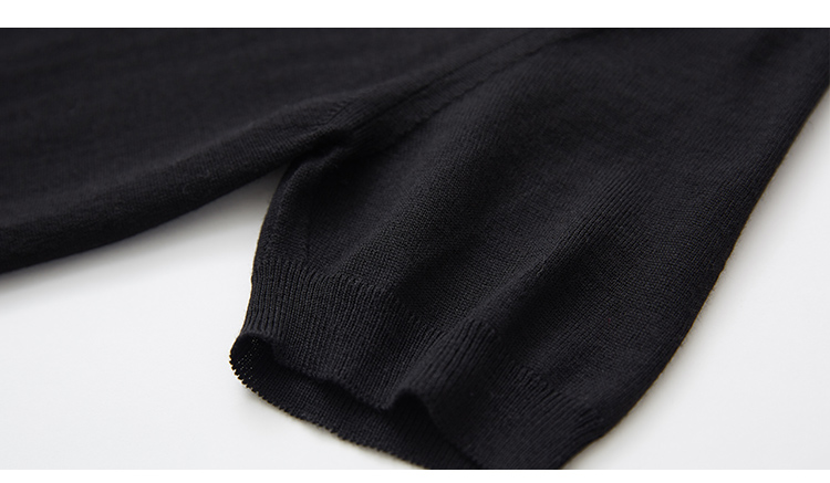 gucci古奇古驰黑色紫色羊毛女士针织衫411322