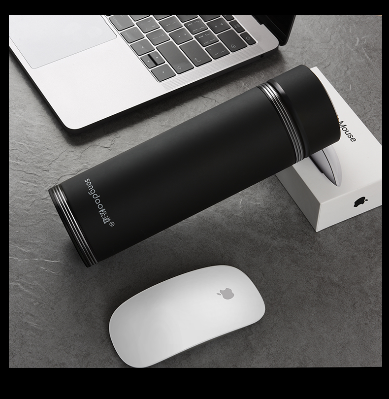 松道高档保温杯ins时尚男女士真空不