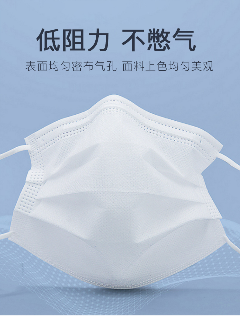 爱丽思(iris)日常防护 爱丽思一次性口罩三层防尘防雾50枚 白色【价格
