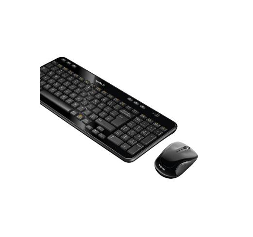 罗技logitechmk365无线键鼠套装无线鼠标无线键盘套装黑色