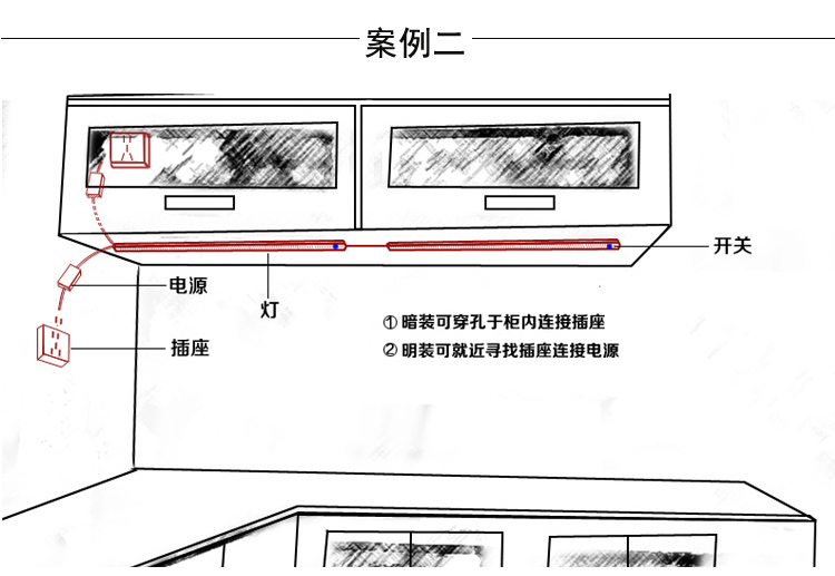 手扫灯原理图图片