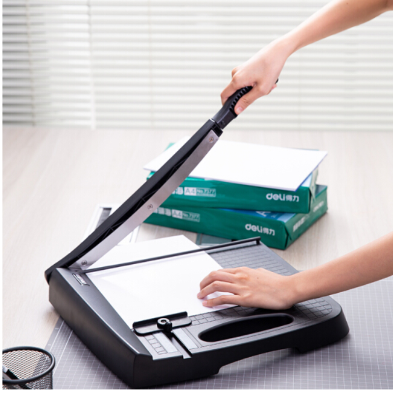 得力(deli)电子办公设备8051a 得力 切纸刀 手动裁纸刀 切纸机 裁纸机