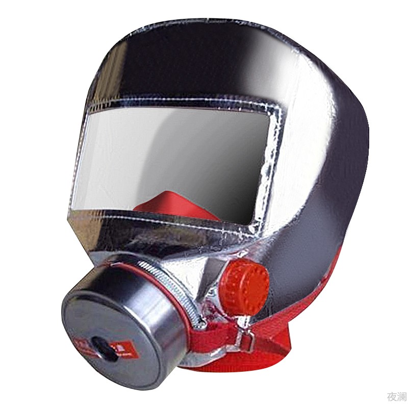 消防面具口罩酒店防火防烟防毒火灾逃生全脸口面具家用自救呼吸器