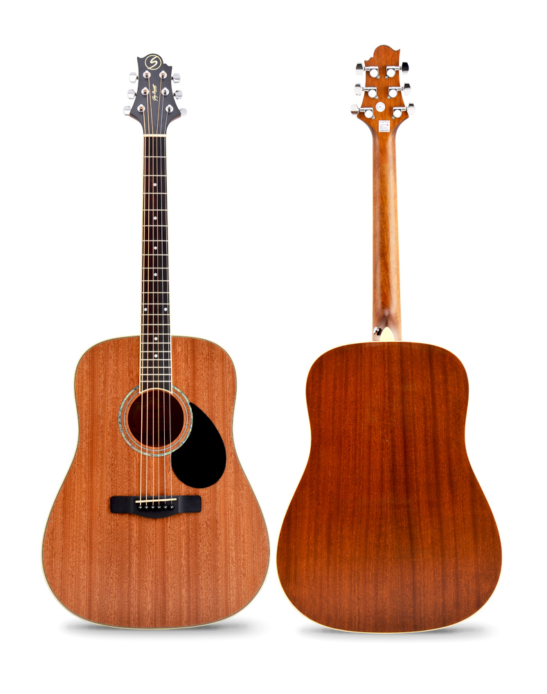 克莉丝蒂娜(christina)samick韩国三益吉他单板民谣吉他初学者gd-100