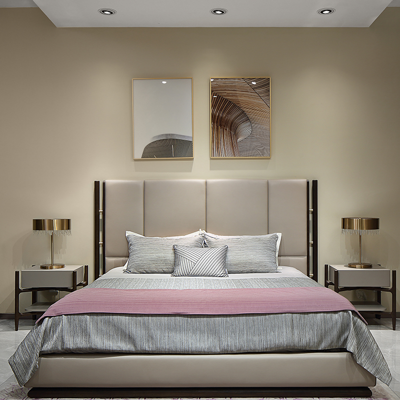 【华鹤(huahe)办公家具hw19041】 华鹤戈图双人床床边柜hw19041【价格