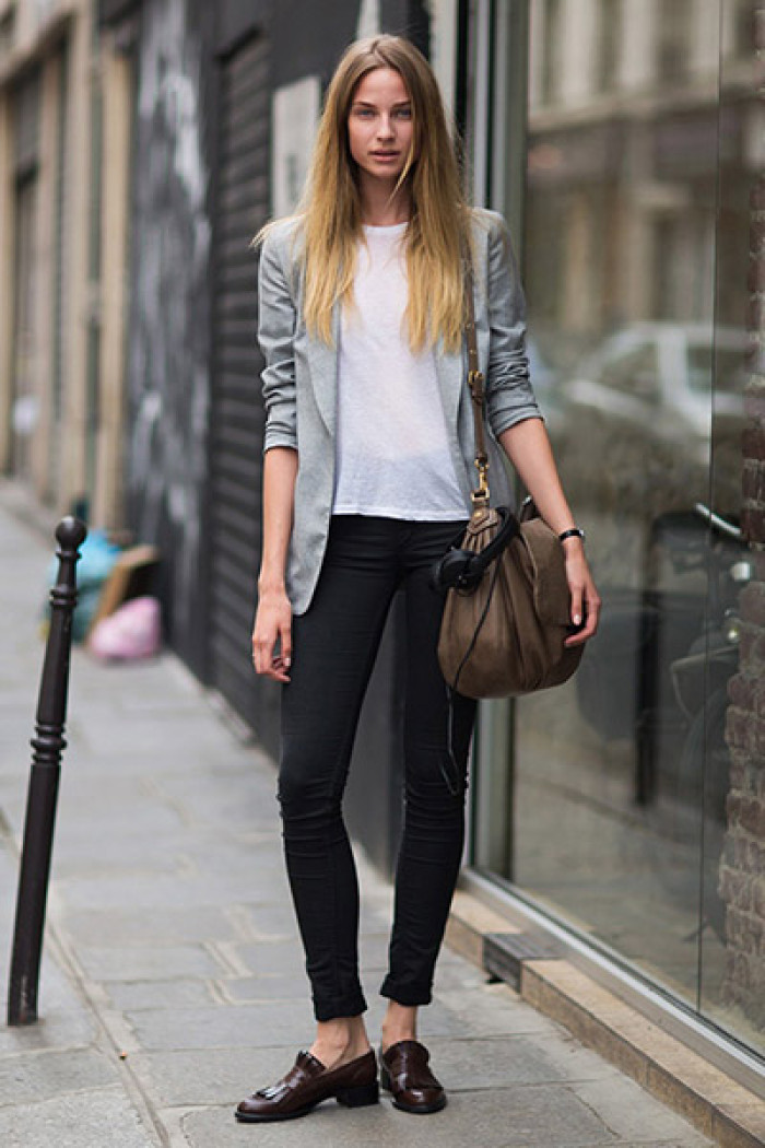 欧美英伦朋克流苏乐福单鞋女2018秋冬装扮中性厚底中跟圆头帅气款启如