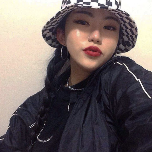 828新款夏季ins原宿黑白格棋盘街头渔夫帽子女休闲百搭遮阳帽男女盆帽