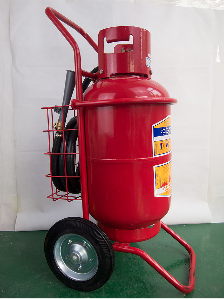 桂安30kg推车式干粉灭火器消防器材3c认证店用加油站仓库机场户外救援