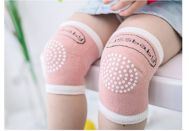 宝宝护膝婴儿护膝儿童夏天简约运动0-1-3岁学步爬行幼儿薄款四季通用