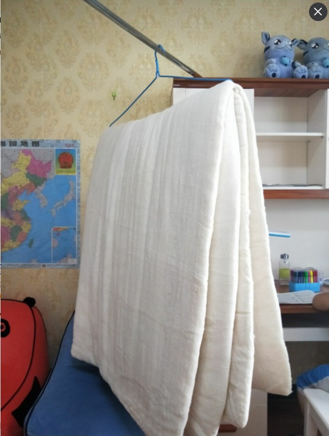 大衣架晒被子晾床单被套不锈钢实心加粗长超大号浴巾衣架批家用