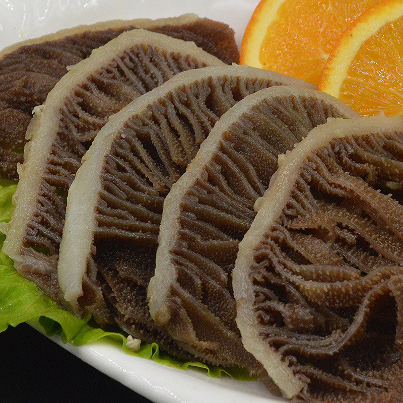 黑毛肚丝黑千层肚毛肚黑牛百叶新鲜牛肚丝重庆火锅食材500g