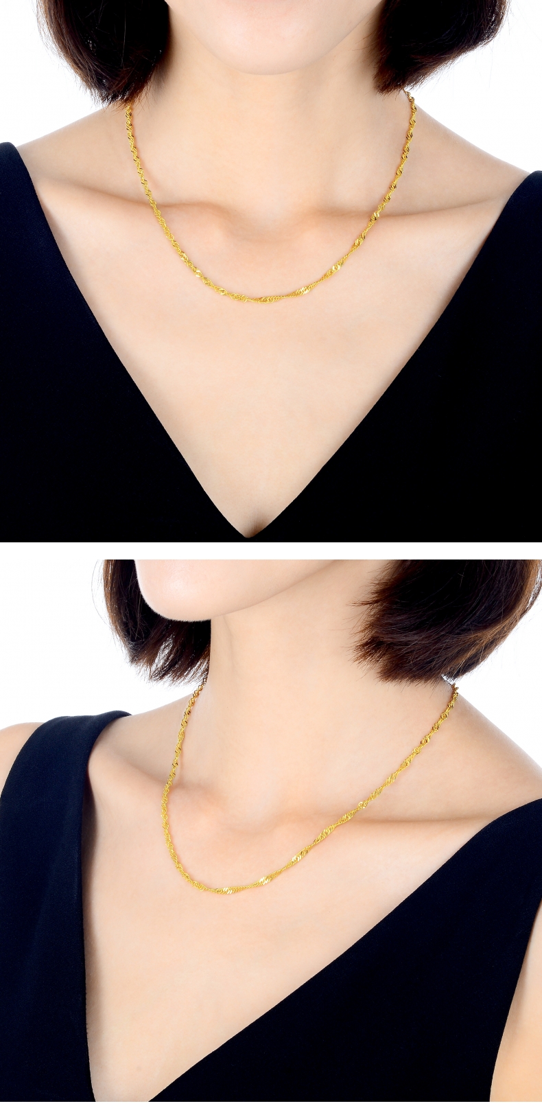 周生生(chow sang sang)黄金吊坠/项链09240n 周生生(chow sang sang)