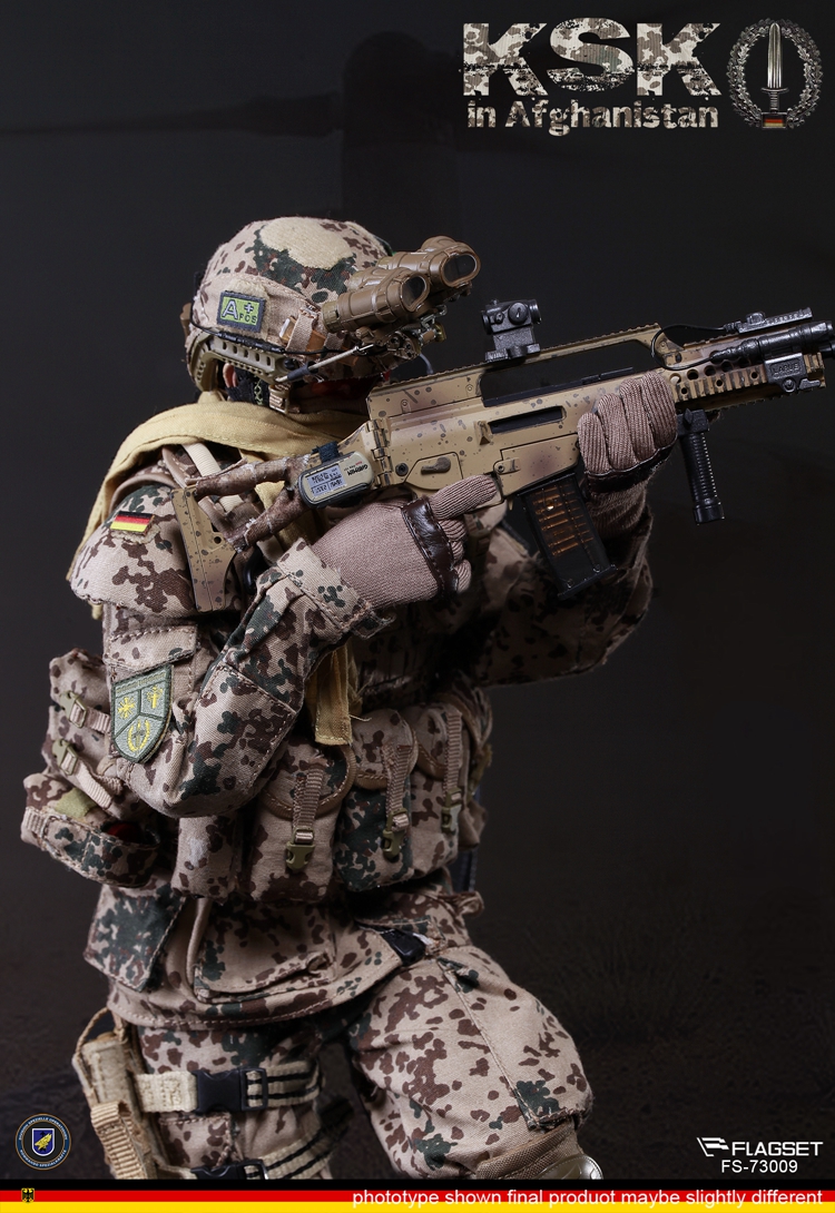现货flagsetfs73009德国特种部队突击手ksk16兵人模型阿富汗