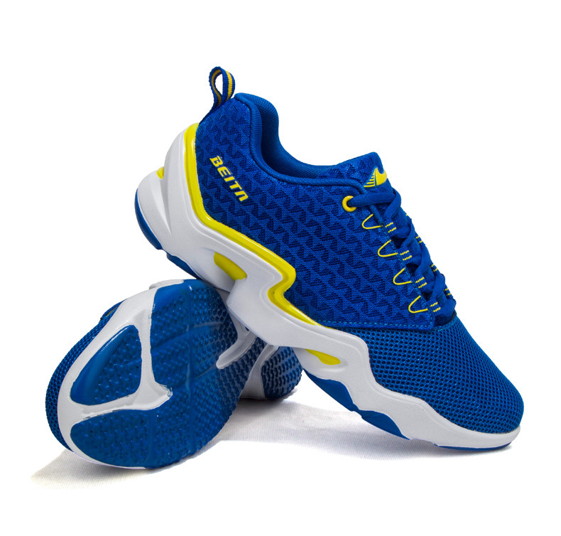 贝踏(beita)春季新款休闲运动鞋男轻便透气跑步鞋低帮网面潮鞋减震