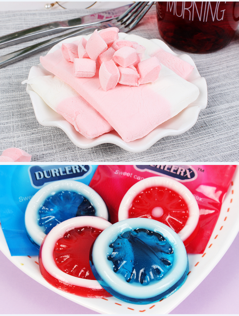 吃的卫生巾棉花糖姨妈巾保险套恶搞糖果创意生日送男女生