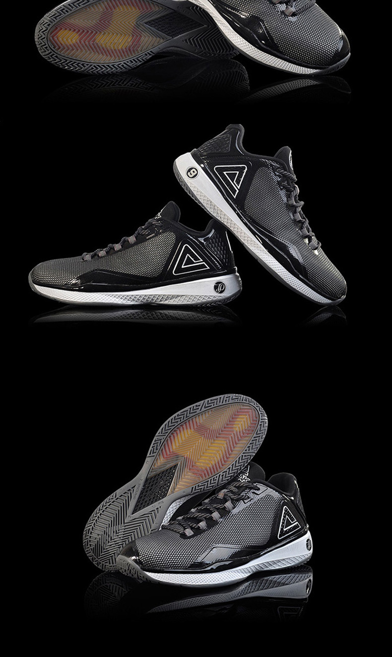 匹克篮球鞋帕克四代4代战靴低帮男鞋2017春夏季网面透气运动鞋e64323a