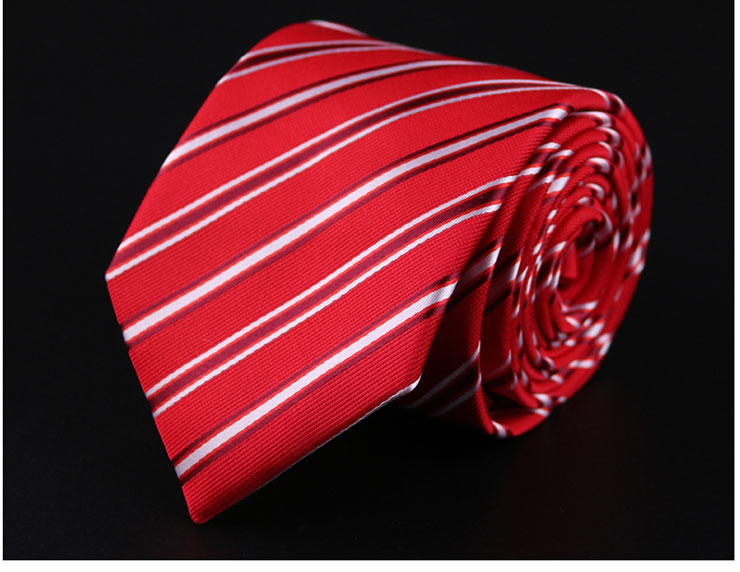 春季新款男红色暗红色领带婚礼结婚领带商务休闲上班喜庆西装通勤韩版