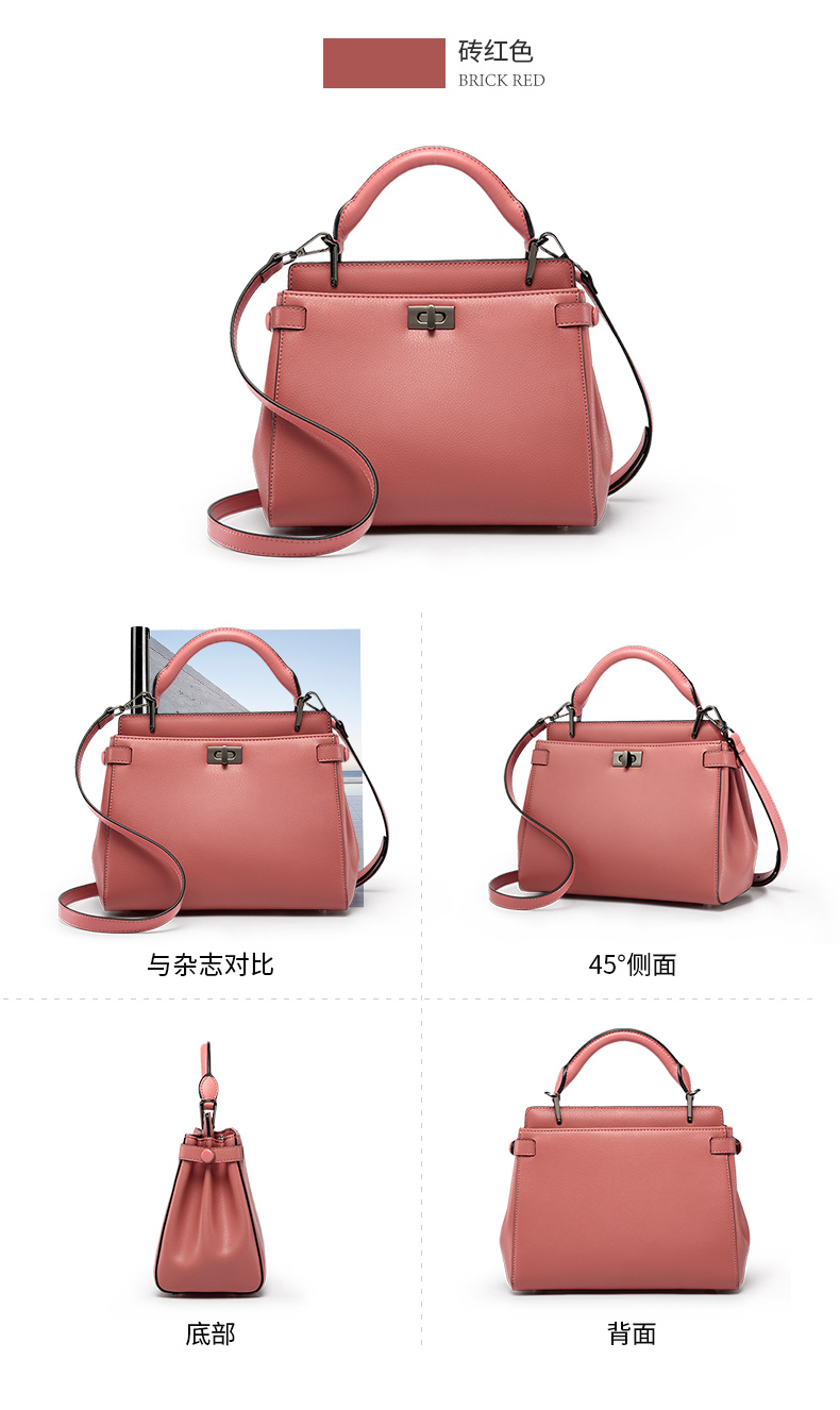 高尔夫golf牛皮女包欧美手提包时尚潮流单肩手提包斜挎包女包包