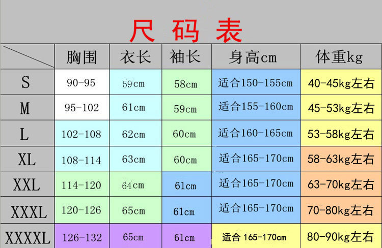 胸围50是多大图片