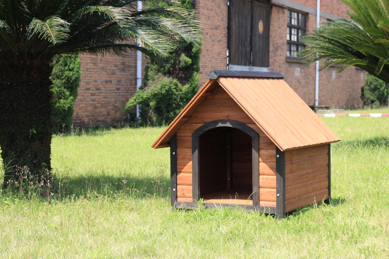 定制户外木质狗屋舒适透气中小型犬狗笼狗窝狗狗豪华别墅宠物狗房子防