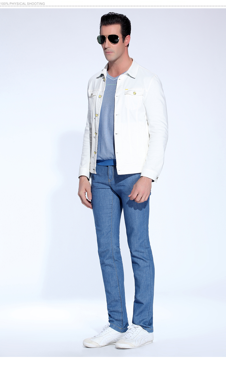 raidyboer雷迪波尔春装新品男士休闲直筒洗水牛仔裤600950