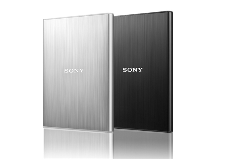 Sony/索尼移动硬盘1T 高速USB3.0 HD-SL1黑色 金属轻薄 1tb