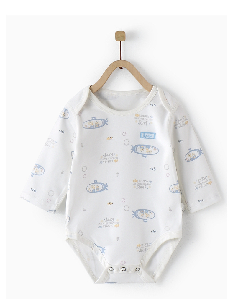 童泰(tongtai)婴童内衣 童泰新款四季婴儿衣服1-6月宝宝纯棉包屁衣婴