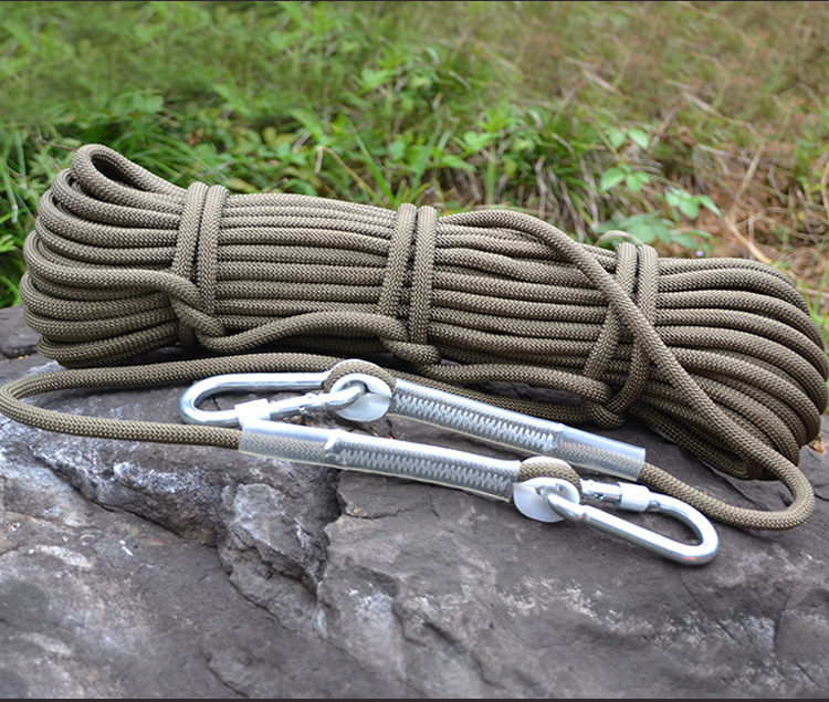 户外登山绳安全绳攀岩绳救生绳子保险绳索野外求生装备用品颜色备注