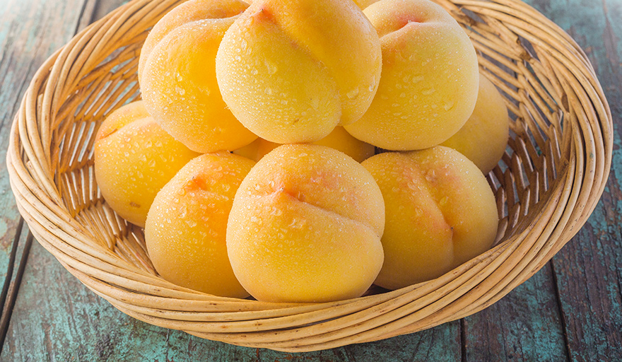 苏宁易购超市山东黄桃8个约180g个gd