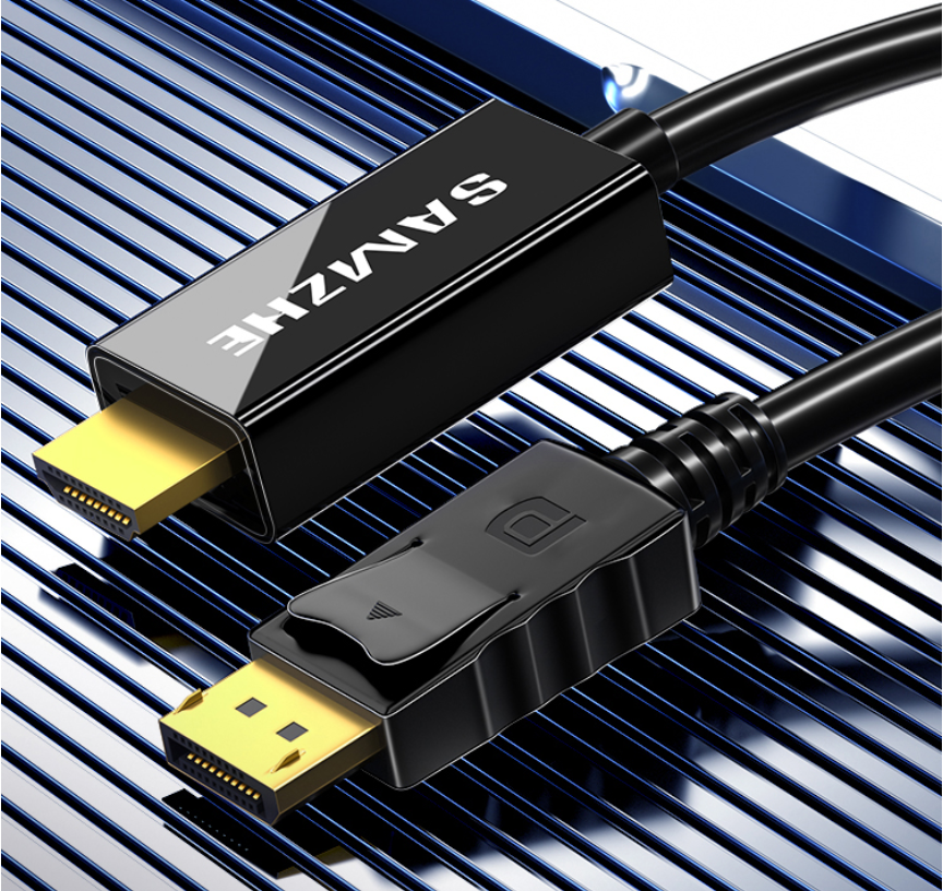 山泽(samzhe)综合集成zjx-190 山泽dp转hdmi转换线displayport转hdmi