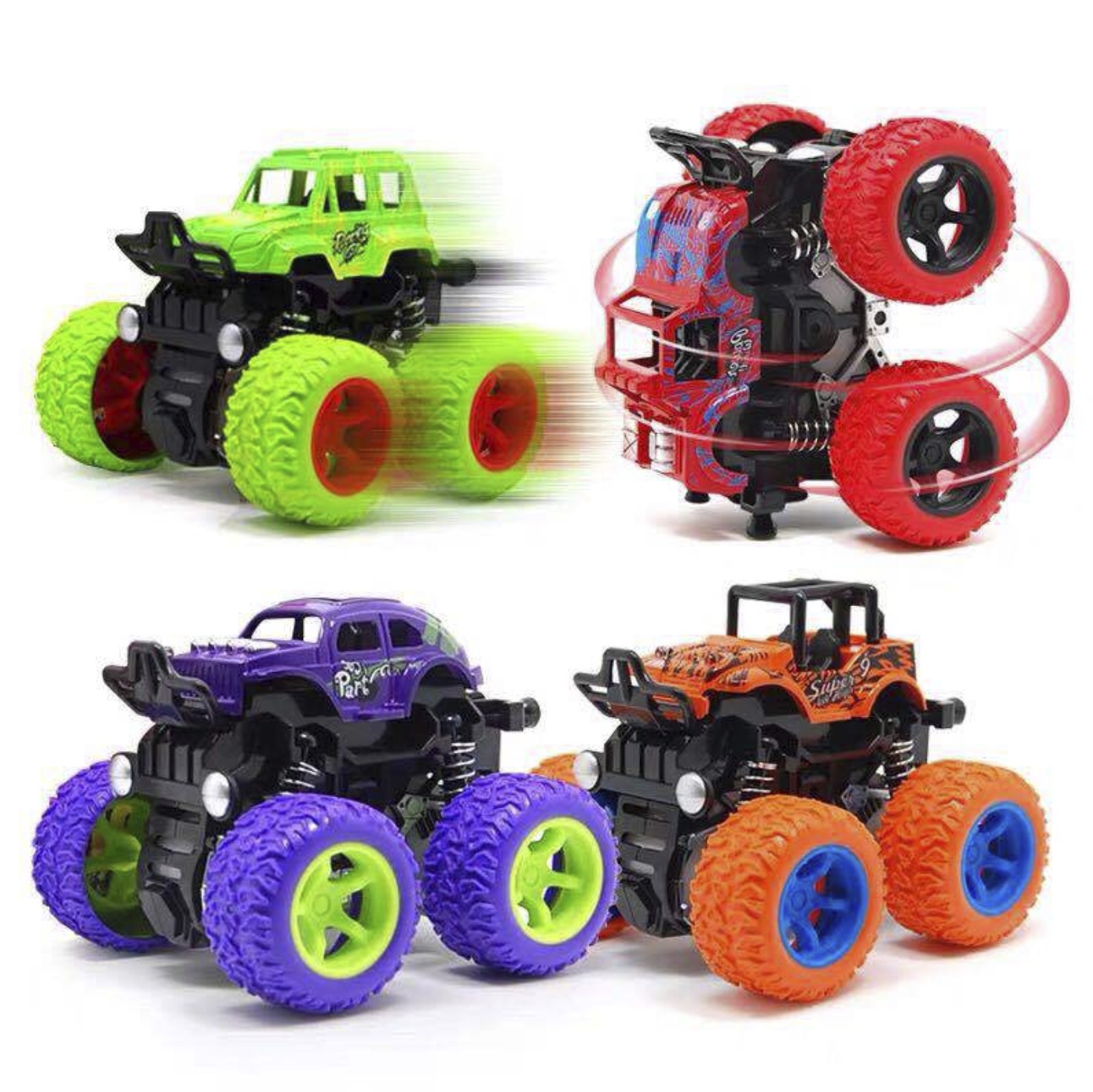 儿童电动车翻转玩具车卡通益智翻斗车