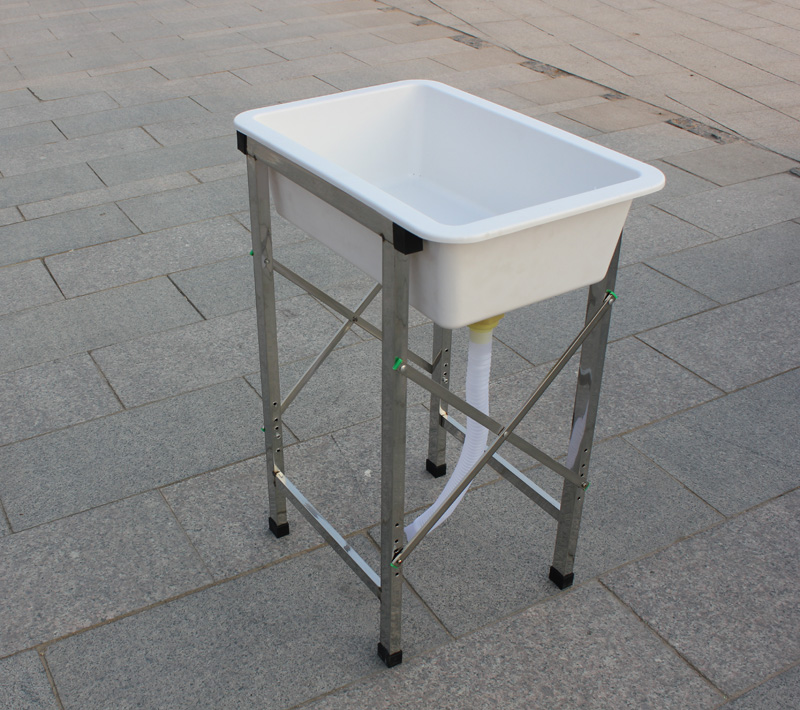 厨房塑料简易水槽水池洗碗盆临时带支架室外阳台洗菜盆洗手盆水斗