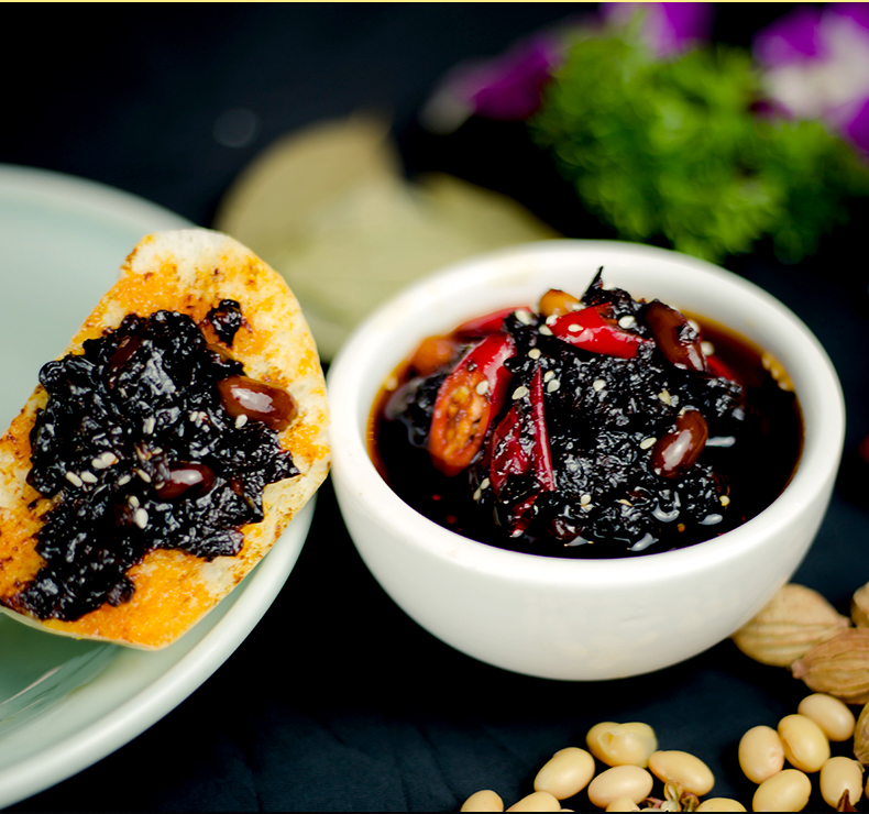 春节期间暂停发货中华特色周口馆力鸣酱豆河南特产450g2手工酱黄豆酱