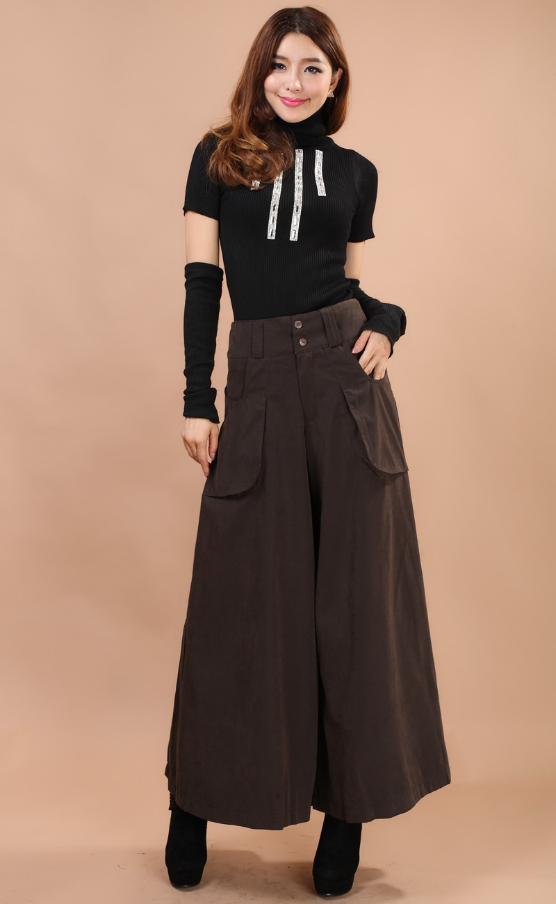 新款式春夏秋冬新款大码阔腿裤女修身裙裤显瘦大脚裤甩裤宽裤腿休闲